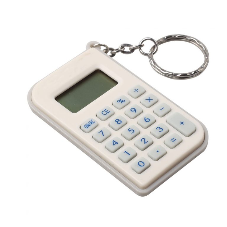 Pocket calculator Keychain portable gift calculator | calculator ...